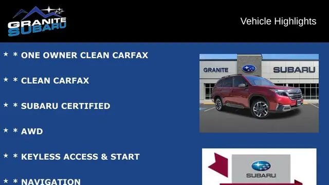 2025 Subaru Forester Limited Hybrid