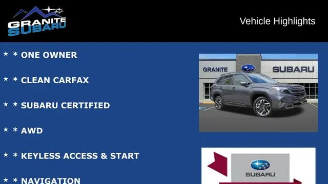 2025 Subaru Forester Limited Hybrid