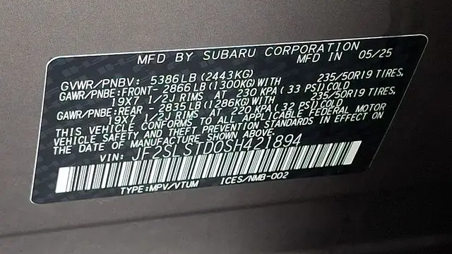 2025 Subaru Forester Touring Hybrid