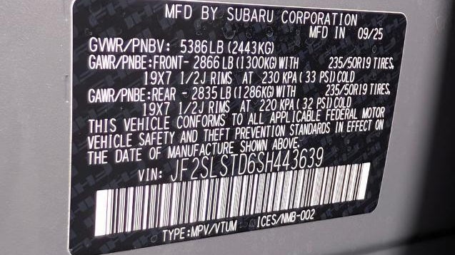 2025 Subaru Forester Touring Hybrid