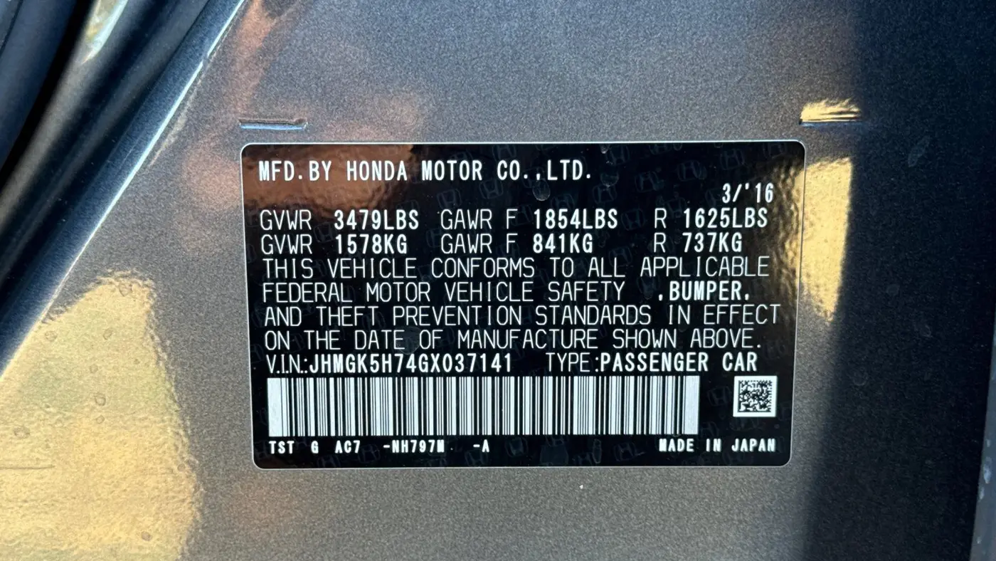 2016 Honda Fit EX