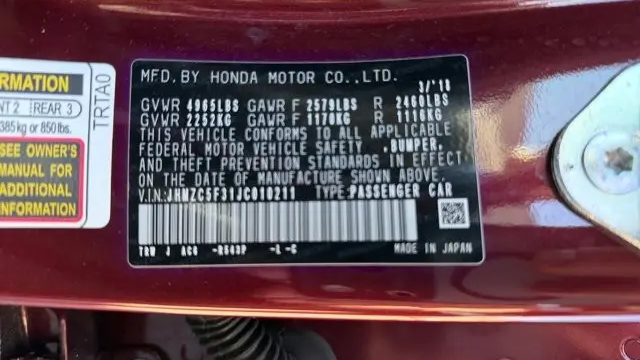 2018 Honda Clarity Plug-In Hybrid Touring