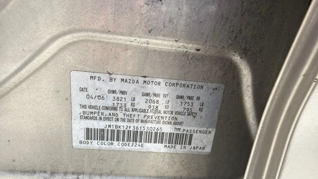 2006 Mazda Mazda3 i