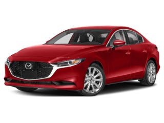 2021 Mazda Mazda3 Sedan with Soul Red Crystal Metallic Exterior
