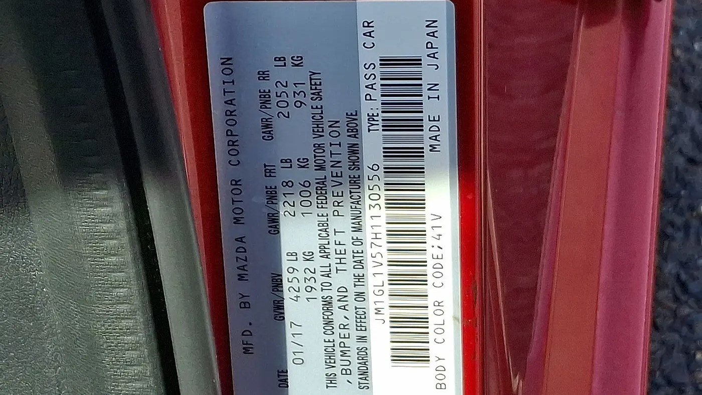 2017 Mazda Mazda6 Touring