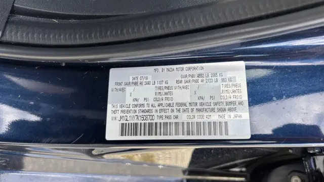 2019 Mazda Mazda6 Signature