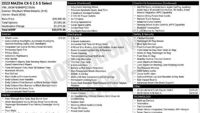 2023 Mazda CX-5 2.5 S Select