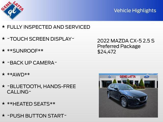 2022 MAZDA CX-5 - $24,472