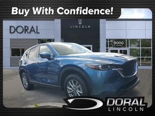 2022 Mazda CX-5 with Eternal Blue Mica Exterior