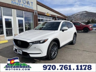 2021 Mazda CX-5 with Snowflake White Pearl Mica Exterior