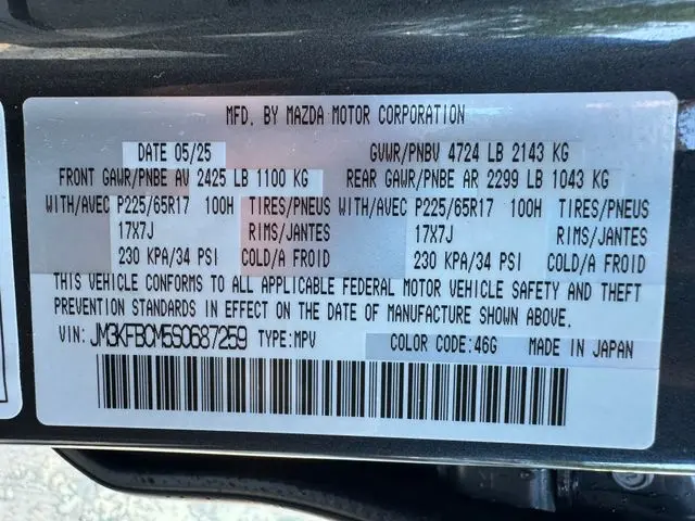 2025 MAZDA CX-5 - $27,001