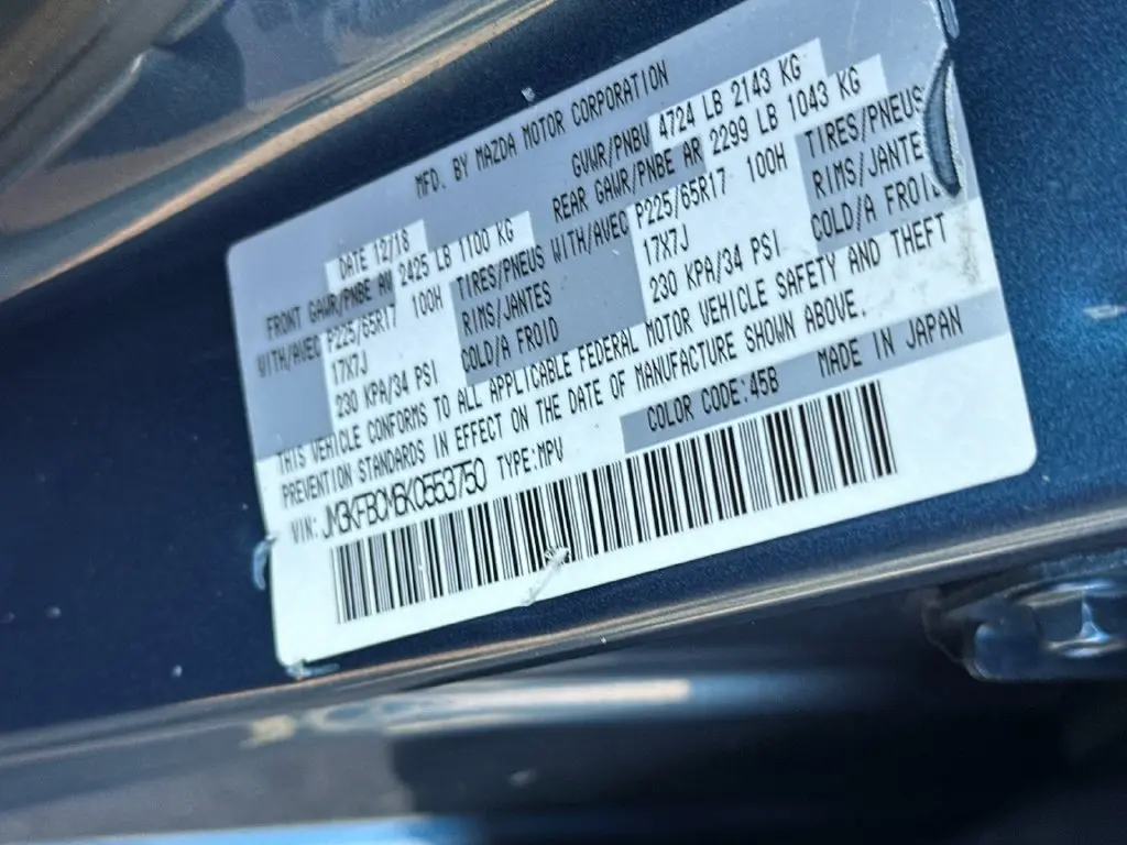 2019 MAZDA CX-5 - $21,777