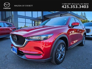 2021 Mazda CX-5 with Soul Red Crystal Metallic Exterior