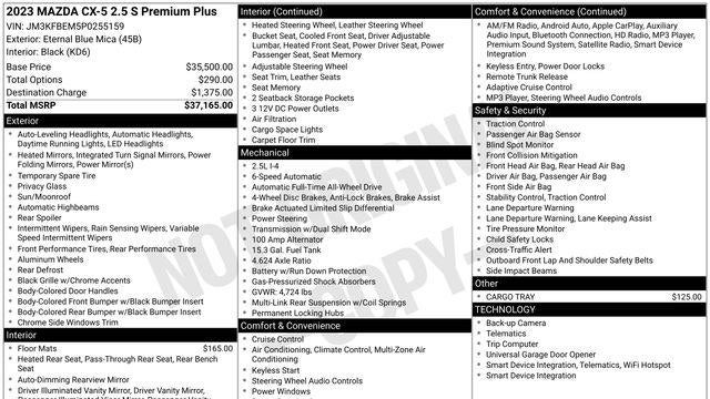 2023 Mazda CX-5 2.5 S Premium Plus