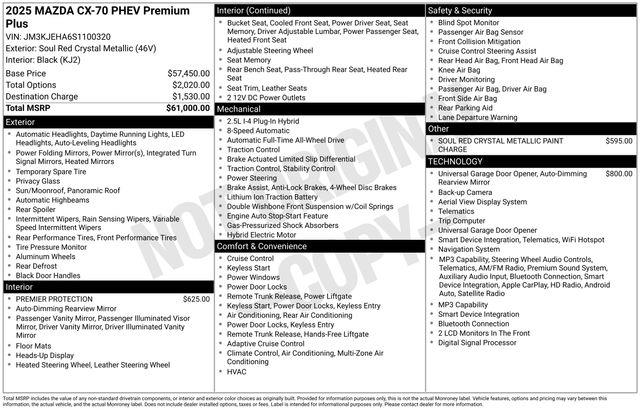 2025 MAZDA CX-7 - $37,440