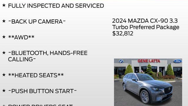 2024 Mazda CX-90 3.3 Turbo Preferred
