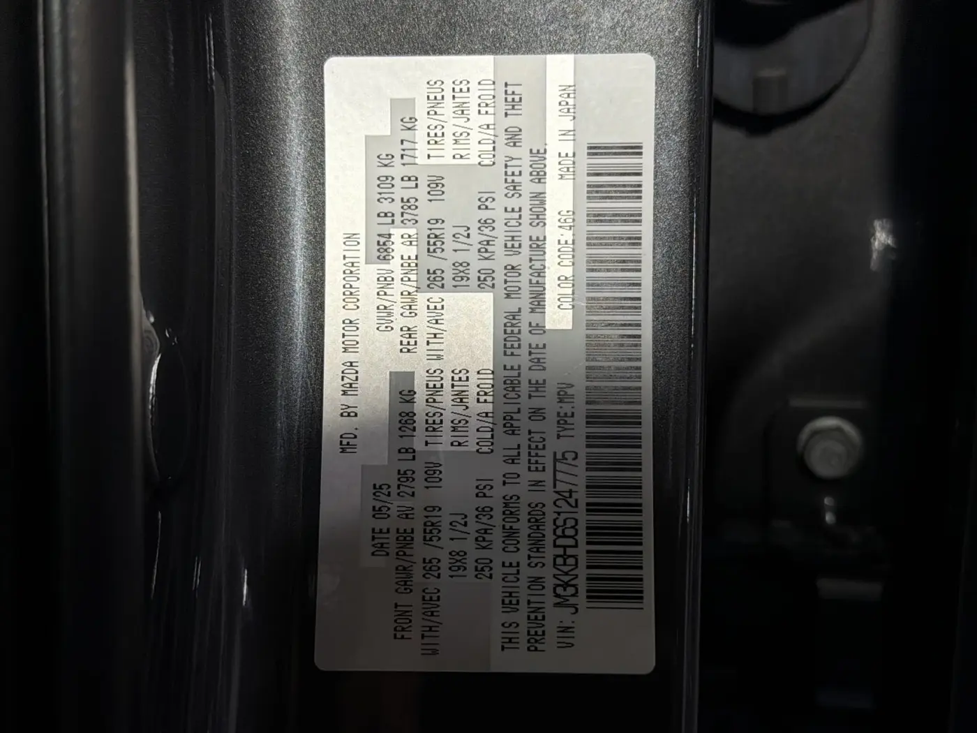 2025 MAZDA CX-9 - $29,000
