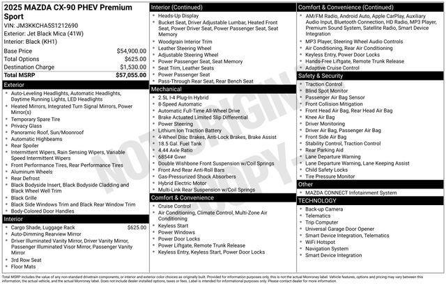 2025 MAZDA CX-9 - $40,350
