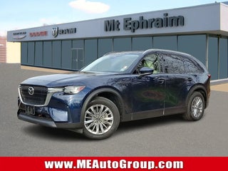2024 Mazda CX-90 with Deep Crystal Blue Mica Exterior