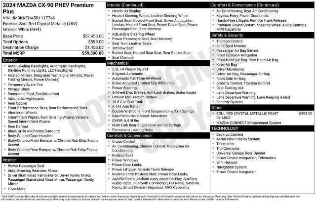 2024 MAZDA CX-9 - $35,845