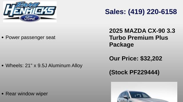 2025 Mazda CX-90 3.3 Turbo Premium Plus