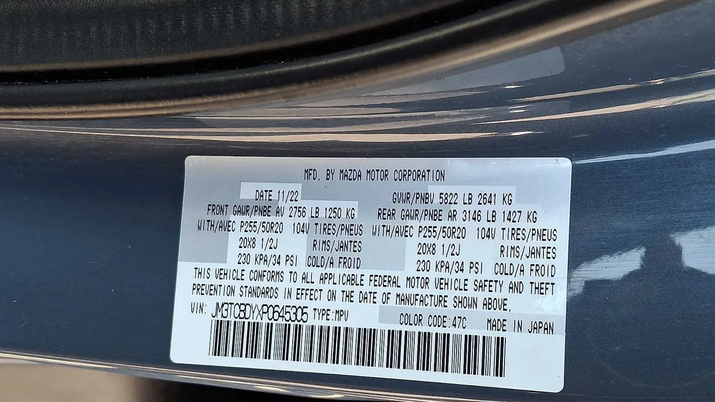 2023 Mazda CX-9 Carbon Edition