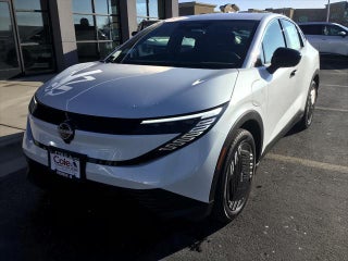 2026 Nissan LEAF with Everest White Pearl Tricoat Exterior