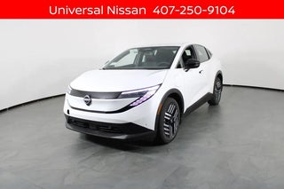 2026 Nissan LEAF with Everest White Pearl Tricoat Exterior