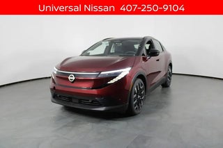 2026 Nissan LEAF with Coulis Red Metallic/Black Exterior