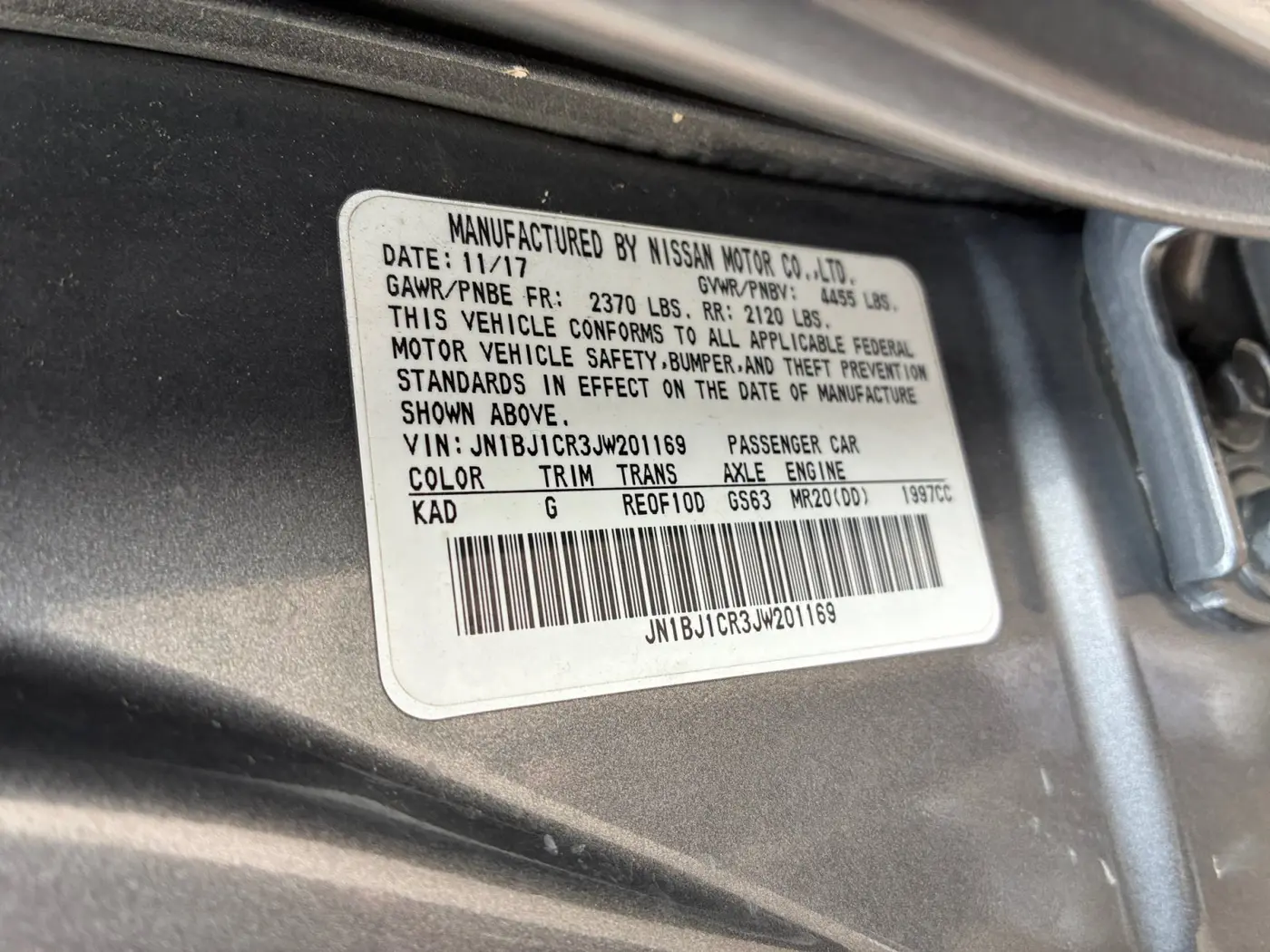 2018 Nissan Rogue - $9,201