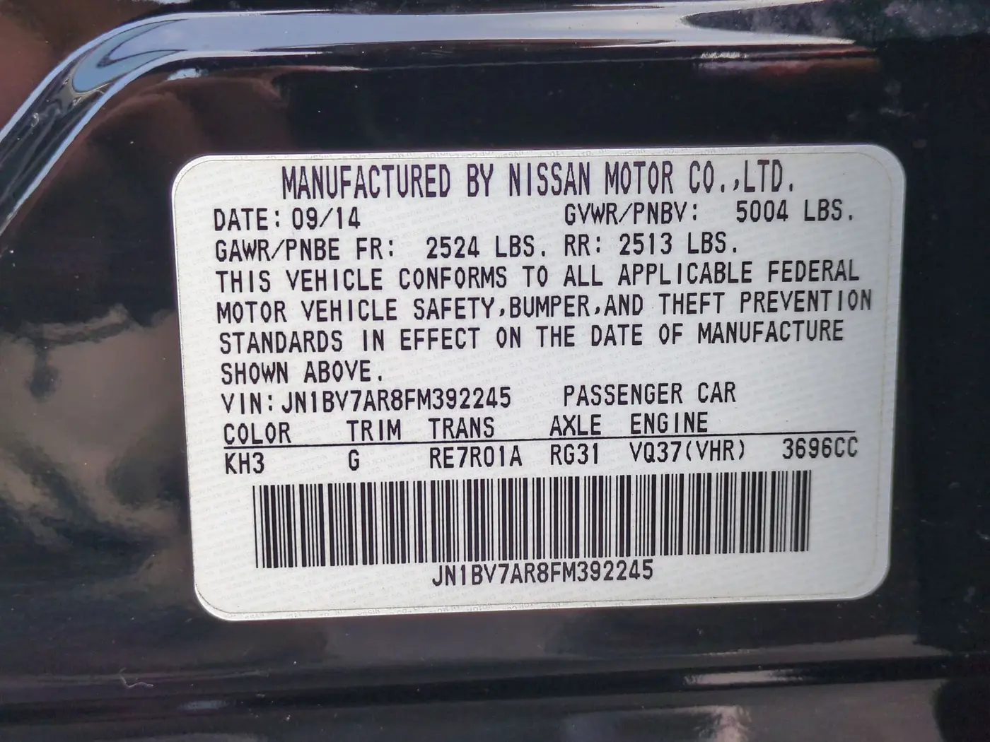 2015 INFINITI Q50 - $11,857