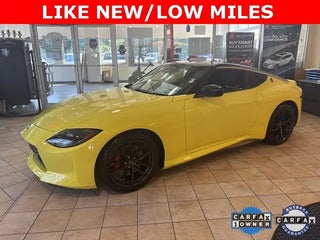 2024 Nissan Z with Ikazuchi Yellow Pearl Tricoat/Super Black Exterior