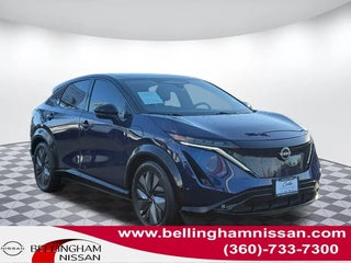2023 Nissan Ariya with Deep Ocean Blue Pearl/Black Diamond Pearl Exterior