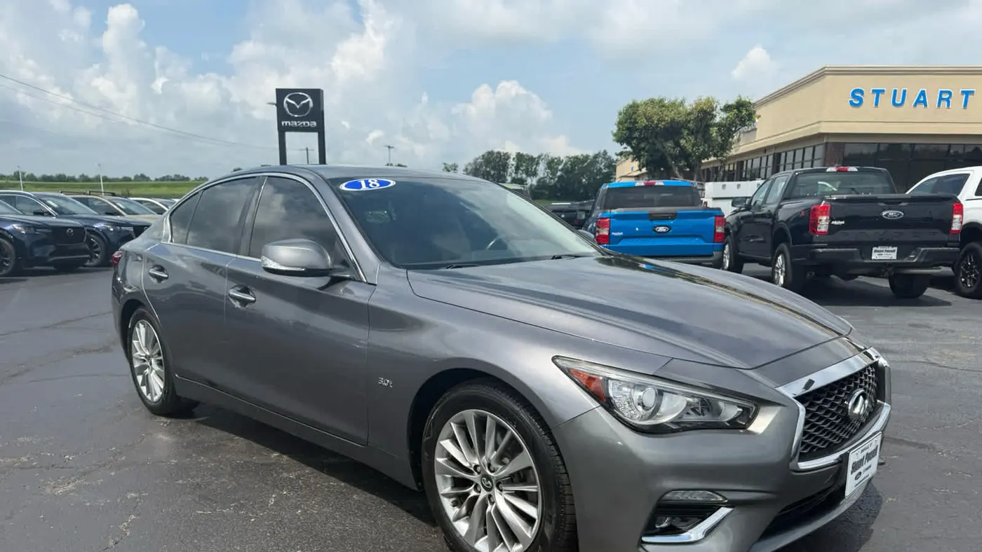 Preowned 2018 INFINITI Q50 3.0T Luxe for Sale