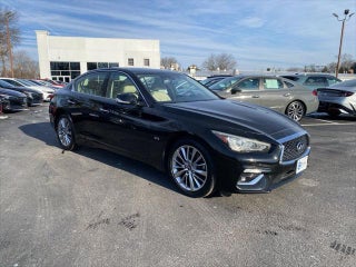 2019 INFINITI Q50 with Black Obsidian Exterior