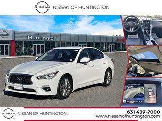 2023 INFINITI Q50 with Pure White Exterior