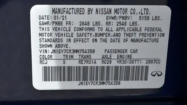 2021 INFINITI Q50 Signature Edition