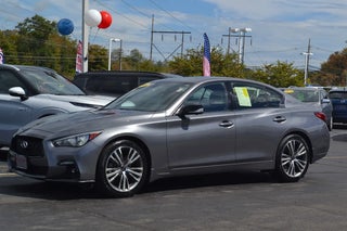 2023 INFINITI Q50 with Graphite Shadow Exterior