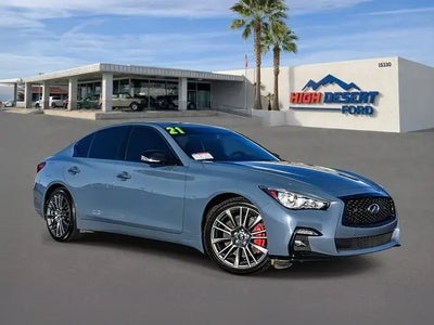Photo of a 2021 Infiniti Q50 AWD Red Sport 400 4DR Sedan for sale