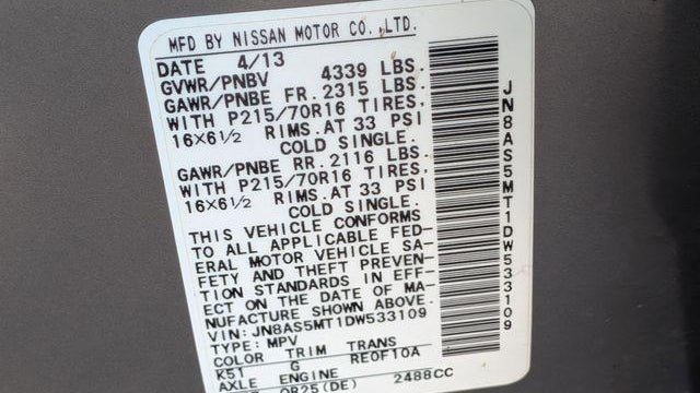 2013 Nissan Rogue S