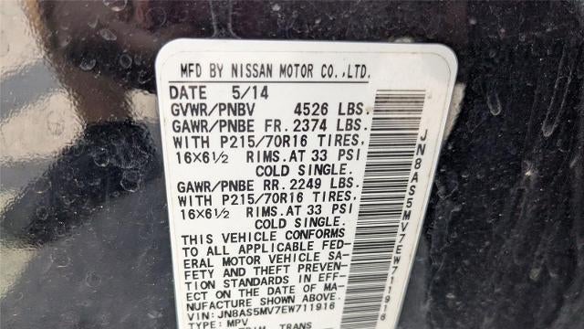 2014 Nissan Rogue Select S
