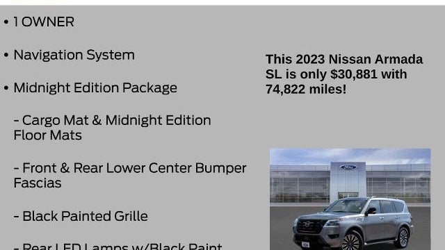 2023 Nissan Armada SL