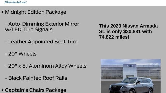 2023 Nissan Armada SL