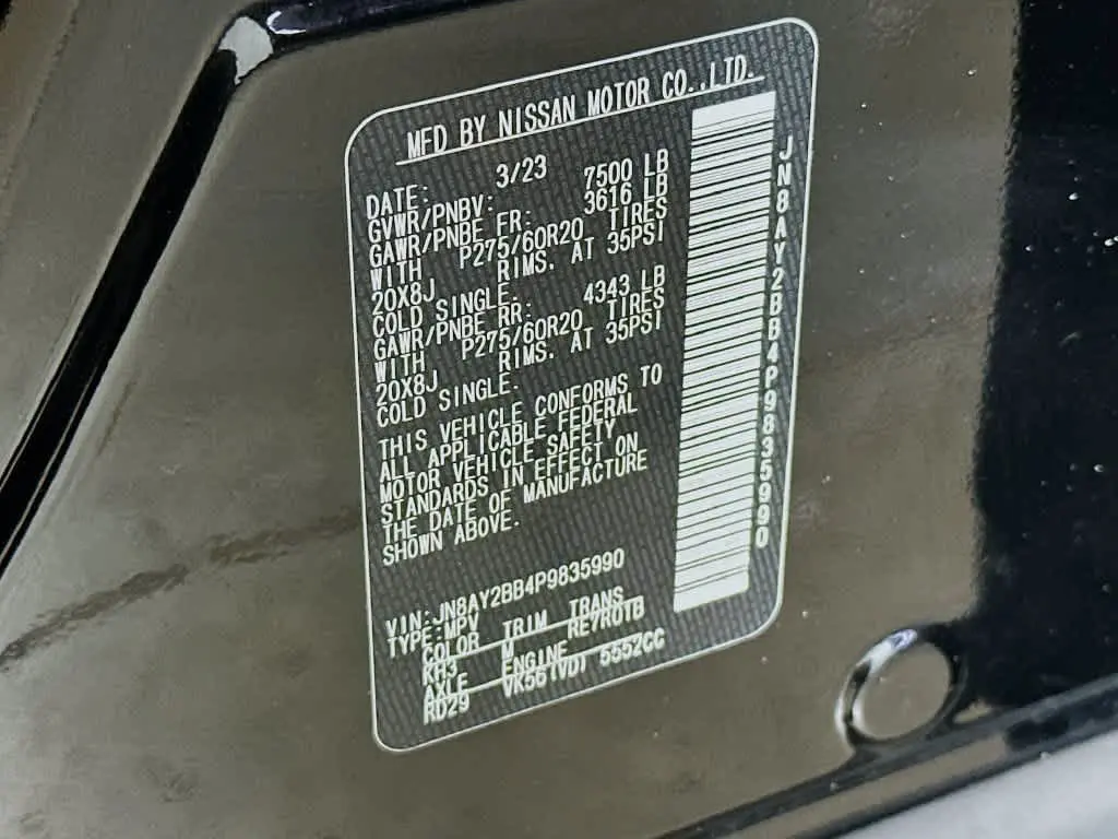 2023 Nissan Armada - $38,532