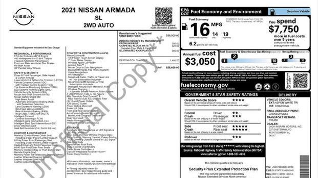 2021 Nissan Armada SL