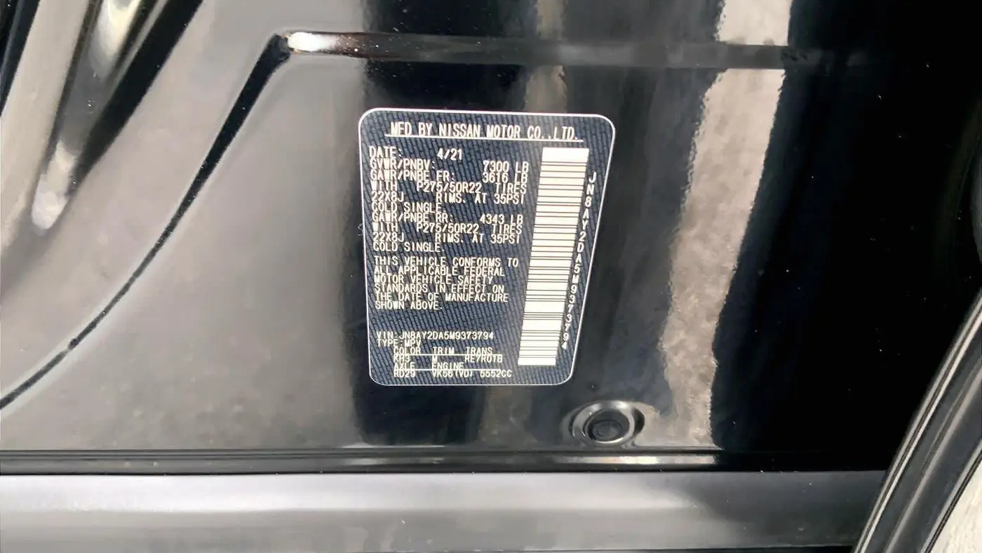 2021 Nissan Armada Platinum