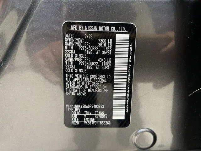 2023 Nissan Armada - $36,615