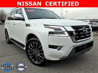 2024 Nissan Armada with Aspen White Tricoat Exterior