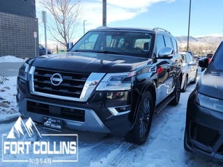 2022 Nissan Armada with Super Black Exterior