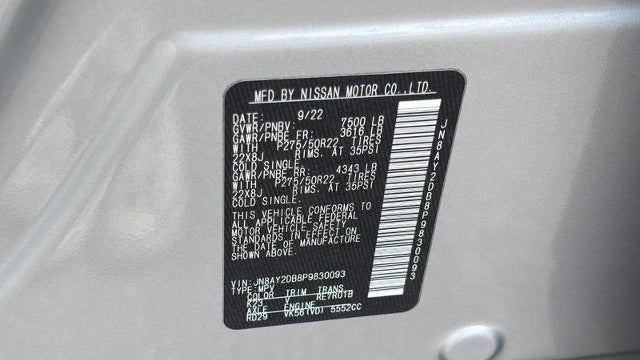 2023 Nissan Armada Platinum